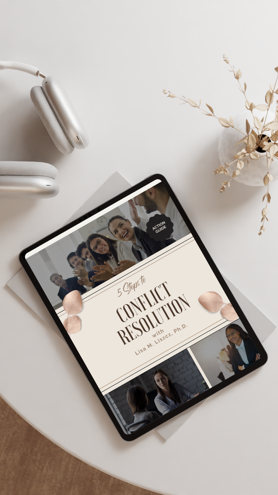 _iPad Mockup for 5 Steps to Conflict Resolution